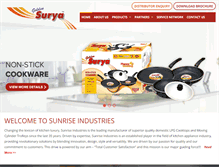 Tablet Screenshot of goldensurya.com